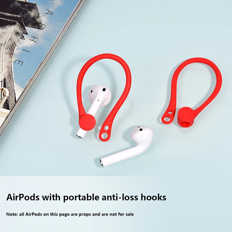 Ушной крючок для AirPods чехол силиконовый беспроводной наушник защитный спортивный анти-потеря крюк для AirPods аксессуары протектор ушные крючки