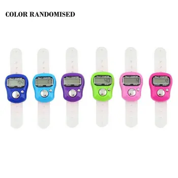 

Portable Size Digital Mini LCD Electronic Digital Golf Finger Hand Ring Tally Counter Handheld Hand Tally Counterter Silver