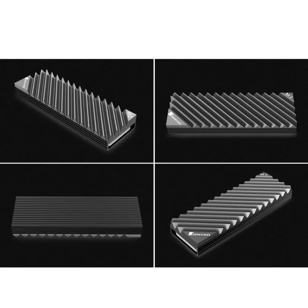 M2 SSD NVMe Aluminum Heatsink with Thermal Pad for Desktop PC Accessories Jonsbo M2 2280 Solid State Hard Disk aluminum heatsink radiator