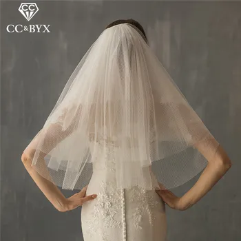 

CC hair veil hairbands romantic yarn lace 100% handmade fine jewelry wedding hair accessories for bridal fashion bijoux diy V622