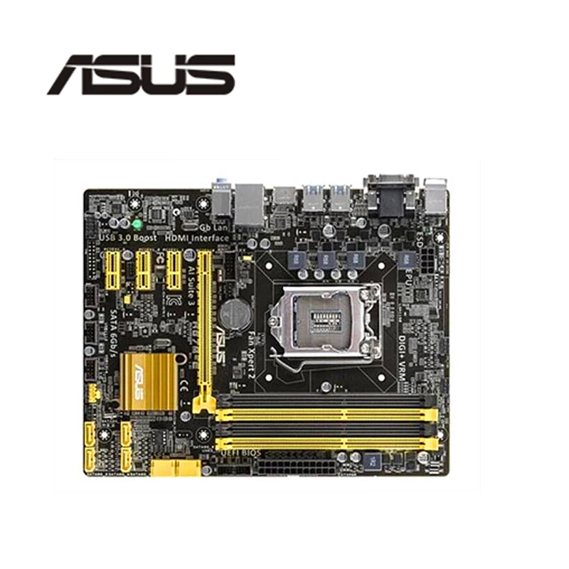 Для Asus H87M-E настольная материнская плата H87 LGA 1150 для Core i7 i5 i3 DDR3 SATA3 USB3.0 HDMI Mini-ITX оригинальная б/у материнская плата