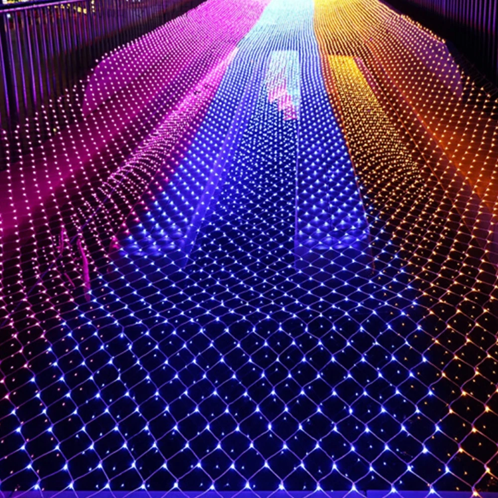 RGB декоративные светодиодные чистые огни 110 В 220 Свадебные украшения