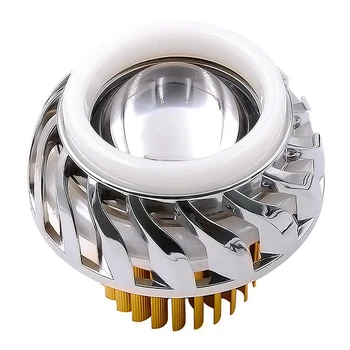 

Motorcycle LED Headlights Modified Dual-Light LED Headlights Lens Angel Devil Eye Strobe Lights