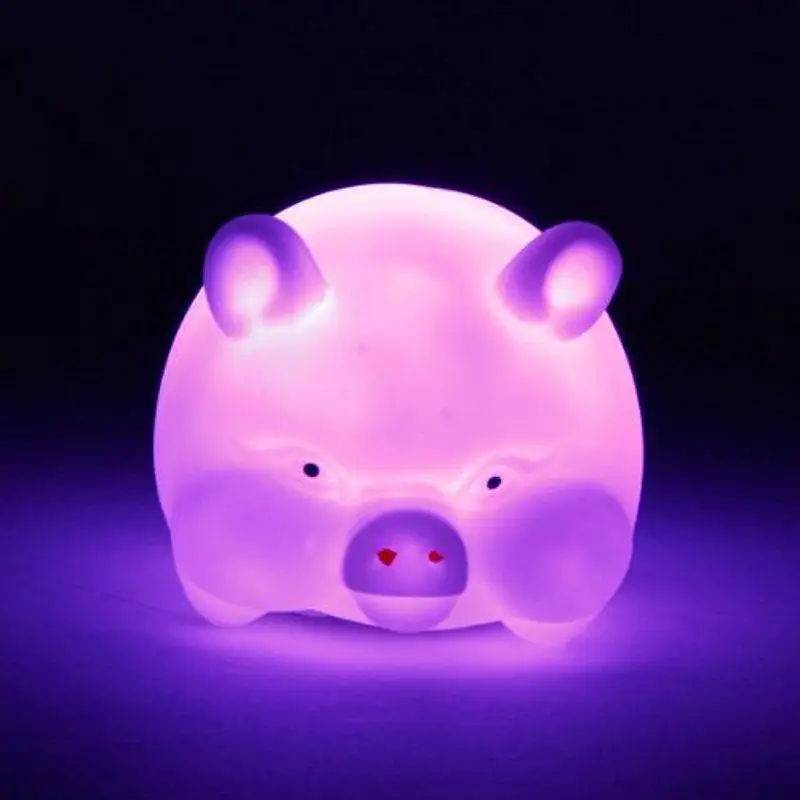 

Color Changing LED Pig Shape Night Light