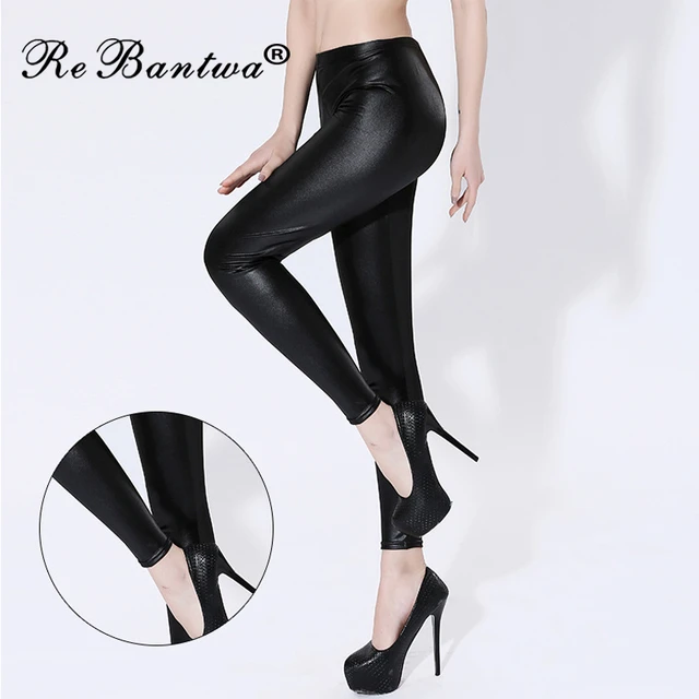 Plus Size XL-6XL Ladies Leggings Women Faux Leather Leggins High Elastic  Stretch Skinny Pants Oversize Pencil Trousers Big size - AliExpress