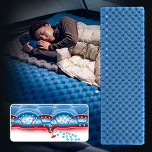 Naturehike спальный мешок для кемпинга Двухместный подушка безопасности надувная подушка Влагонепроницаемая Палатка Сверхлегкий надувной коврик 8 см толстый