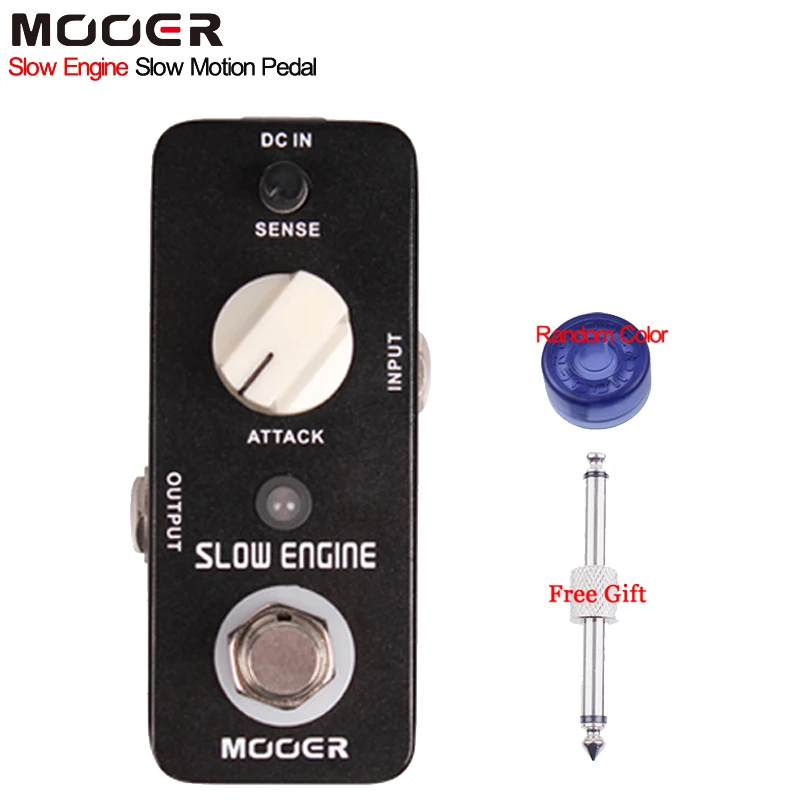 

Mooer Slow Engine Slow Motion Guitar Effect Pedal Like A Guitarist Control the Volume Knob Cut off Sound Head