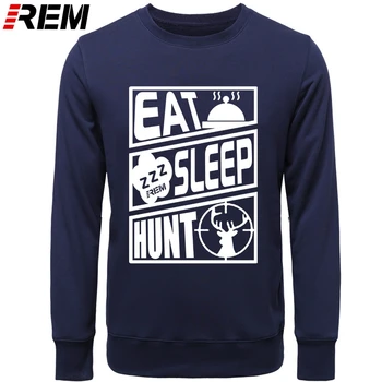 

Unisex Kurzarm Eat Sleep Hunt Jagd essen schlafen Hirsch Hoodies, Sweatshirts