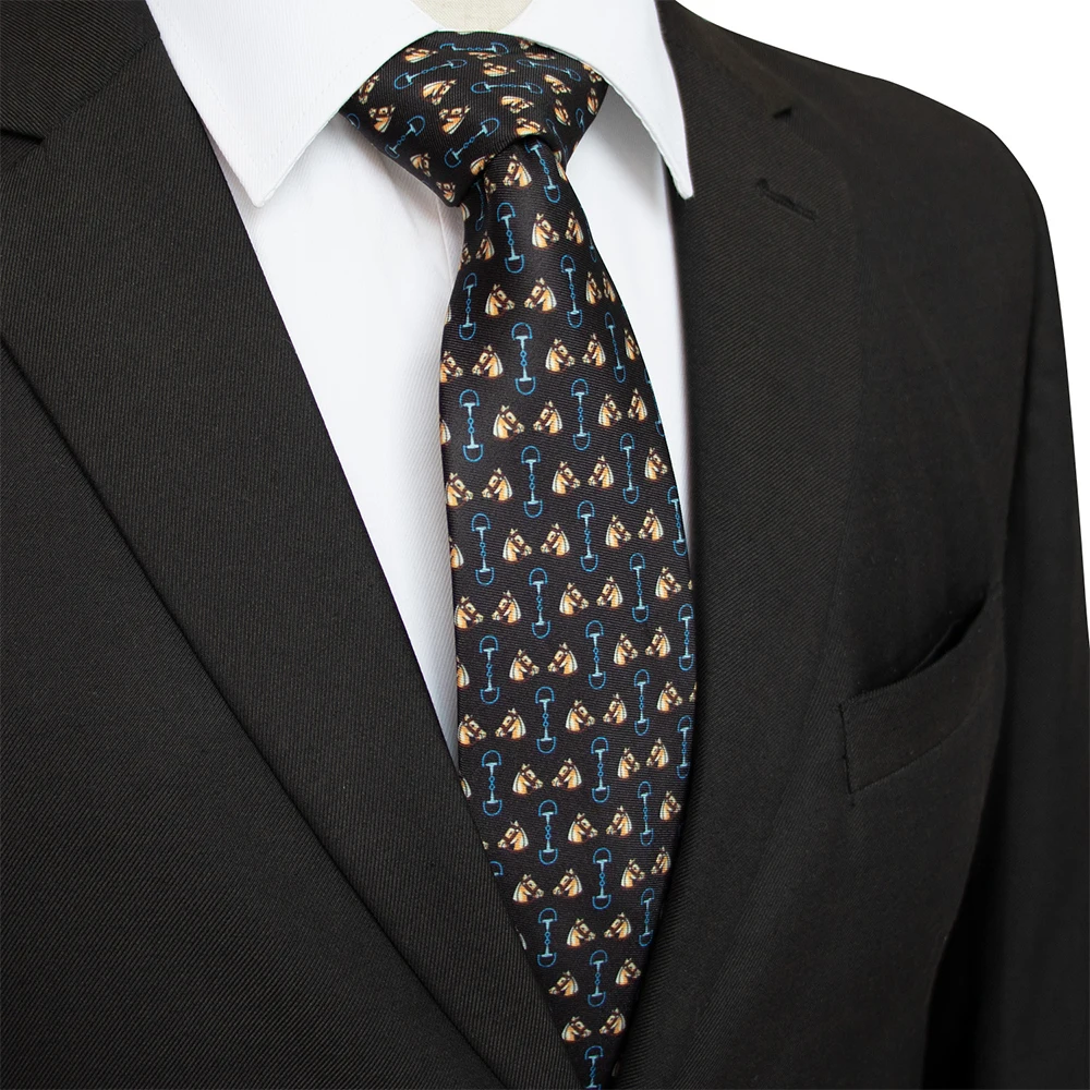 Corbata De Seda JEMYGINS | Con Pañuelo Y Pinzas | Color Naranja Puesta De Sol | Ancho 8 Cm, Largo 147 Cm | Regalo Elegante En Caja