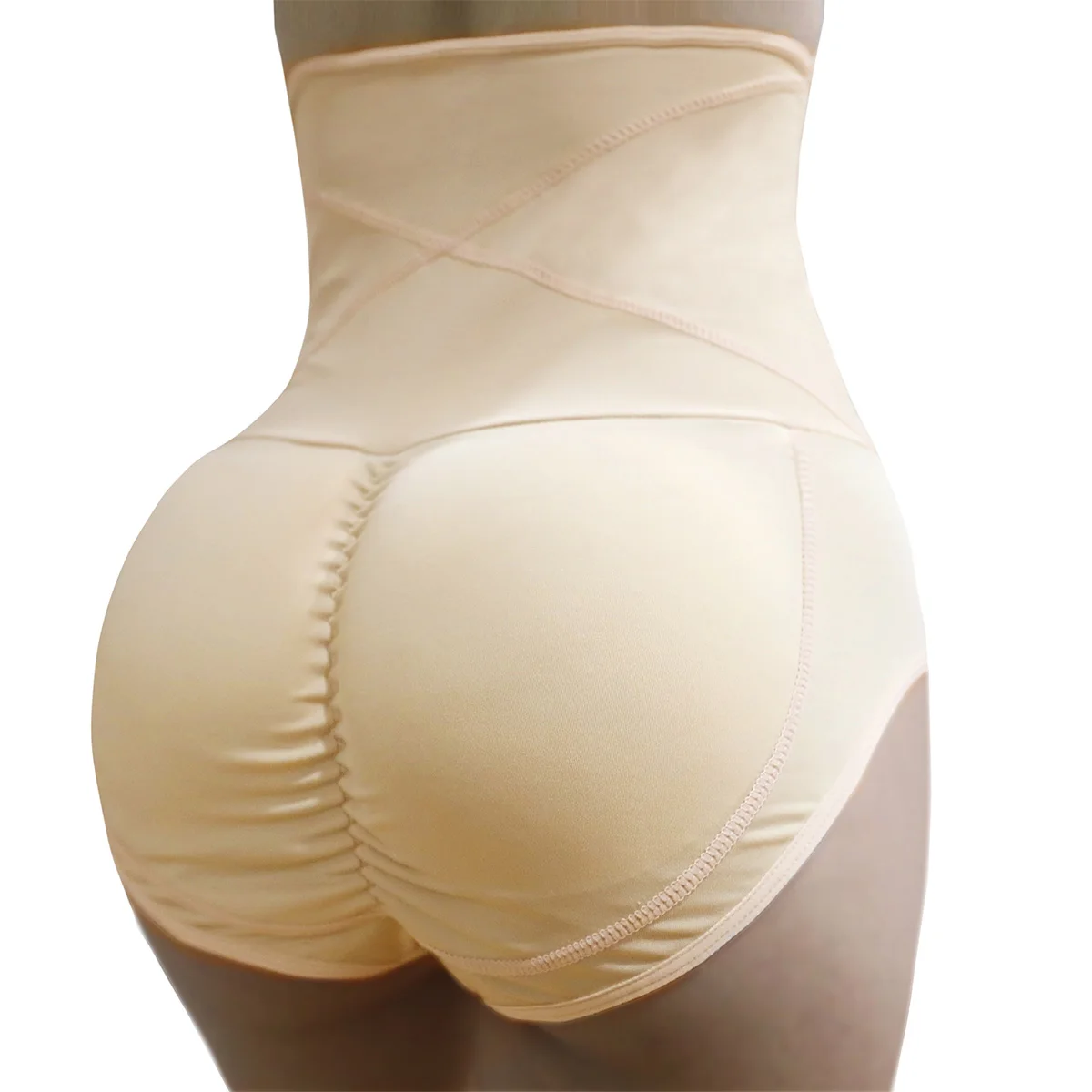 ZYSK Women High Waist Butt Lifter Tummy Control Panties Hip Enhancer Hip Padded Invisible Briefs Fake Ass Buttock Slimming Panty