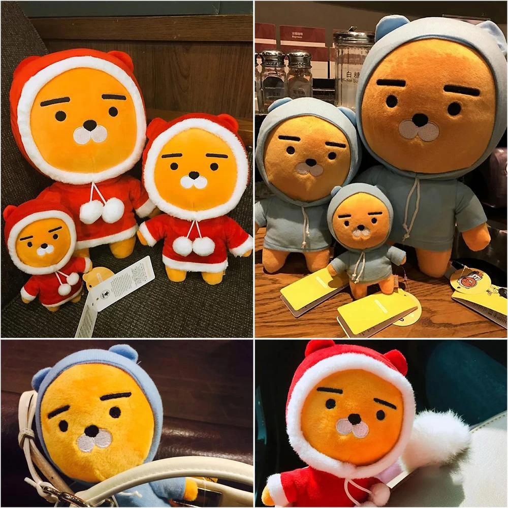 

4 style Hoodie RYAN plush toys Christmas RYAN stuffed doll lovel lion plush doll kawaii pendent gift for girlfriend