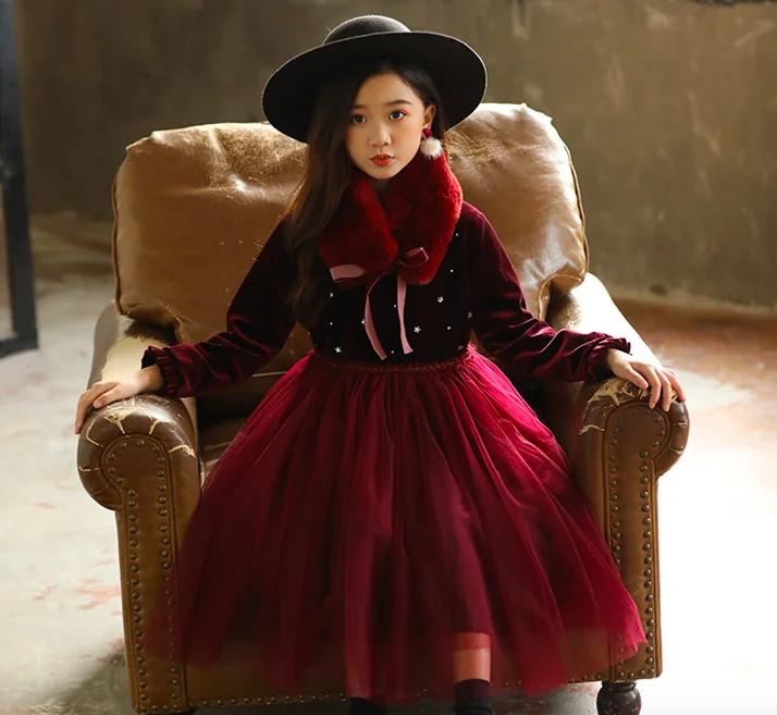 Velvet Frock Grand Baby Frock Christmas 