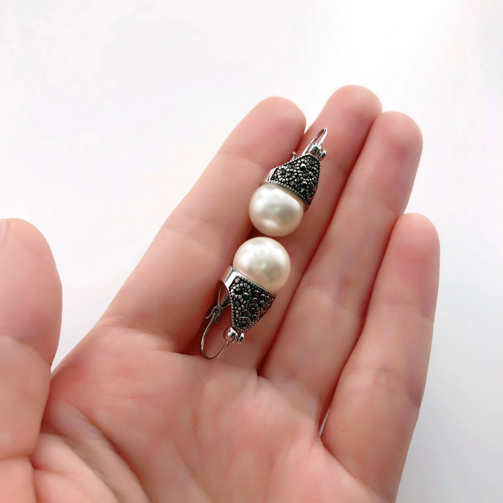 MOONROCY Free Shipping Fashion Jewelry wholesale Vintage Cubic Zirconia Crystal Imitation Pearl Earrings rings Gift|fashion pearl earrings|pearl