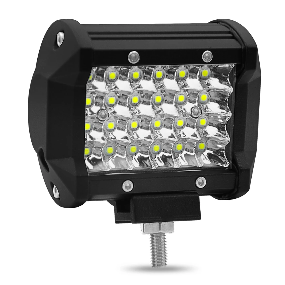 

1PC 12V Car Light 4 Rows Led Work Light Bar Offroad 4x4 Accessories Motorcycle Fog Lights Combo Beam 72W 6000K