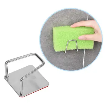 

4pcs Kitchen Bathroom Drying Rack Toilet Sink Suction Sponges Holder Rack Suction Cup Dish Cloths Holder Scrubbers Soap Storage