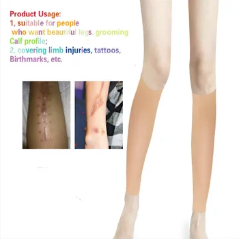 

Silicone Sleeve of Calf Sheath Scars Tattoo Birthmark of Cover to Fattening Thickening Sturdy Real for Arm Legs Beautifying