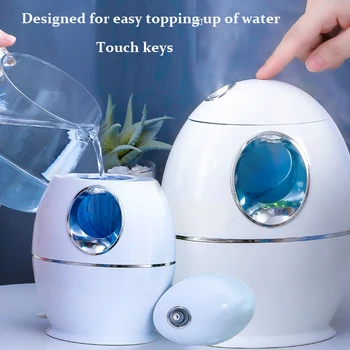 

7 led nano mist humidifier mini air purifier humidification room aroma car smell diffuser USB 800MLportable white mist discharge