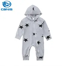 

UK Newborn Baby Boy Girl Stars Romper Bodysuit Jumpsuit Playsuit Outfits Clothes