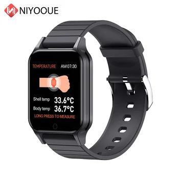 

Fashion Smart Watch Body Temperature Measurement Heart Rate Blood Pressure Monitoring Sport Watches Fitness Smart Bracelet