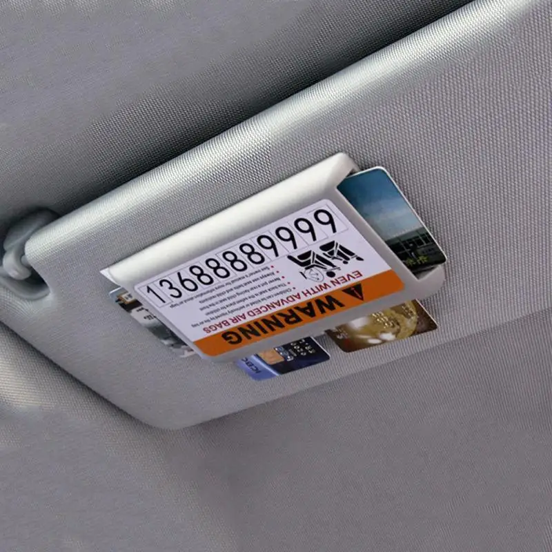Car Sun Visor Card Clip Car Ornaments Highway IC Card Storage Box Temporary Parking Brand Auto Interior Accessories Car Sun Visor Card Clip Car Ornaments Highway IC Card Storage Box Temporary Parking Brand Auto Interior Accessories
