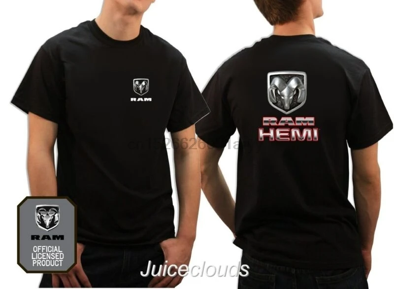 Лицензированная Dodge футболка Ram Hemi Truck Guts and Glory Car Мужская |