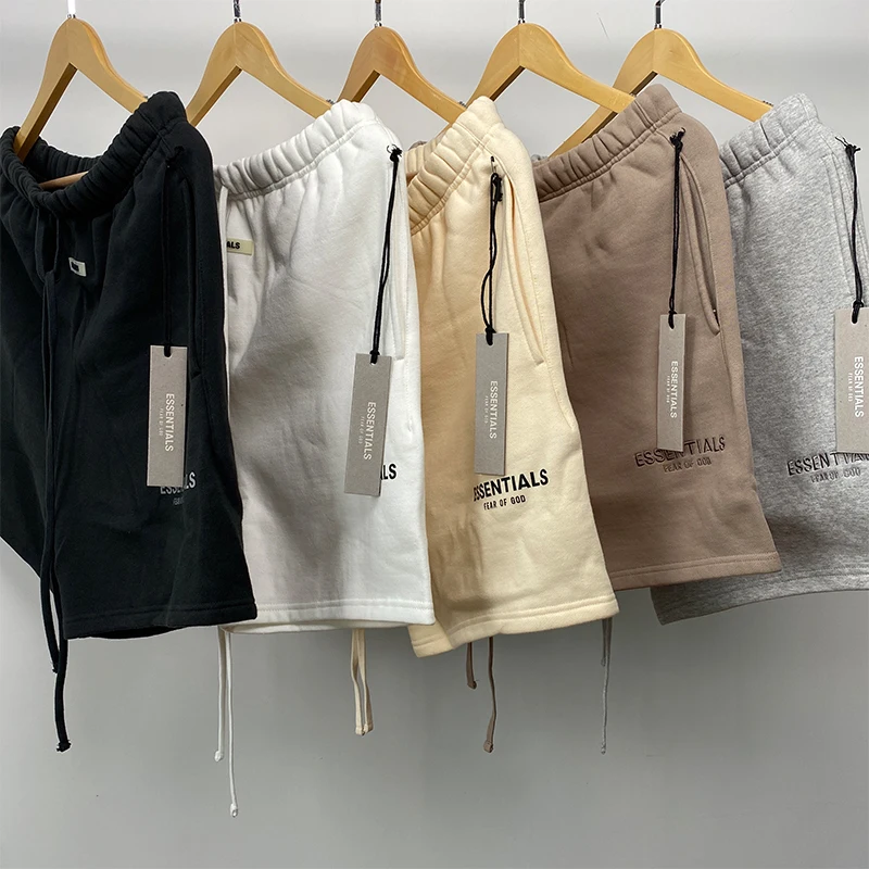 Pantalones cortos con capucha de estilo hiphop para 100%, shorts de chándal de gran tamaño con diseño de kanye west, jerry, San Valentín, 1:1
