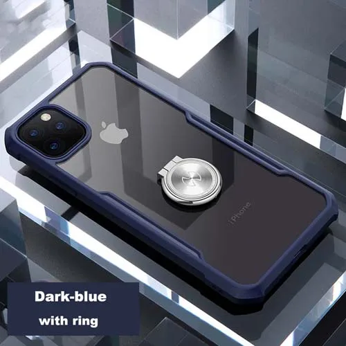 Для iPhone 11 Pro Max чехол для телефона Xundd Beetle противоударный чехол с кольцом-держателем для iPhone 11/11 Pro 5,8 чехол Coque - Цвет: dark-blue--with ring