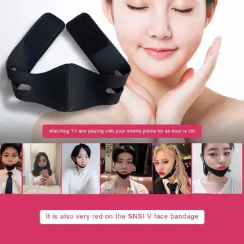 

Face Slim V-Line Lift Up Mask Cheek Chin Neck Slimming Thin Strap Facial Slimming Bandage Relaxation Anti-Wrinkle Facial Band Be