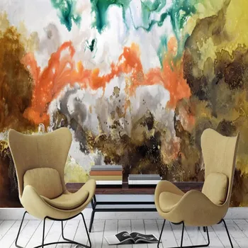

Milofi custom large wallpaper mural hand-painted abstract art living room bedroom background wallpaper mural
