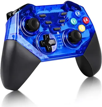 

Wireless Controller For Nintendo Switch, Pro Wireless Controller Gamepads For Switch And Windows PC-Blue