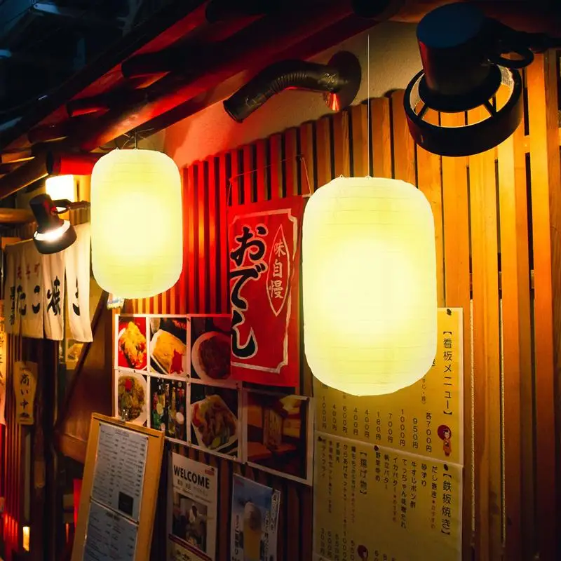 Lantern Japanese Paper Lanterns Hanging Chinese Red Year Sushi New Bar Festival Traditional