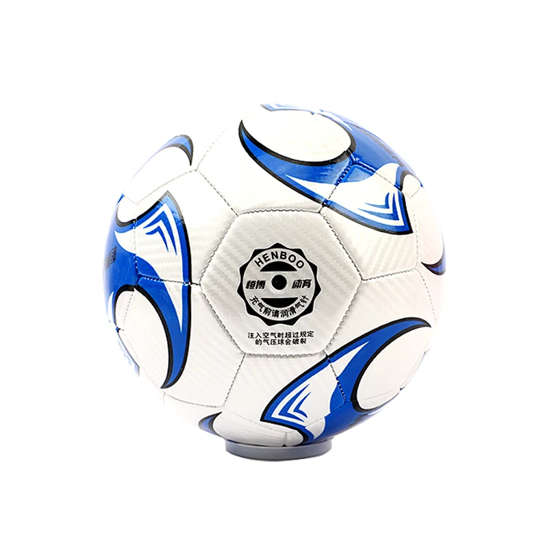 HENBOO Multicolor Soccer Ball Official Size 4 Size 5 Soccer Goal League Ball Outdoor Sports Soccer Training Balls Football Black