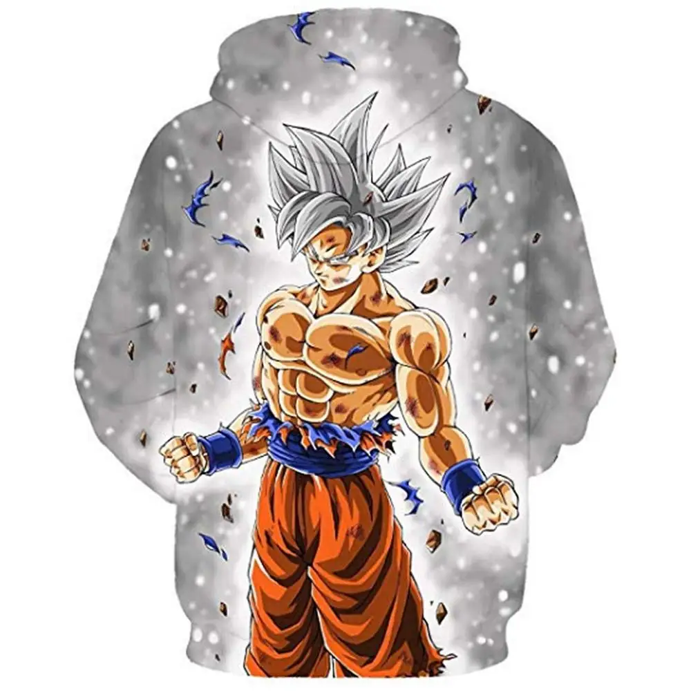 

Newly designed dragon ball Z monkey hoodie DBZ monkey castle 3D printed print brand hoodie street hoodie for men and women