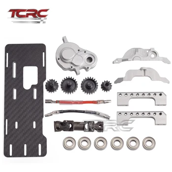 

TCRC Aluminum Front Motor Gearbox Kit for 1/10 Traxxas TRX4 Defender Bronco K5 G500 TRX-6 G63