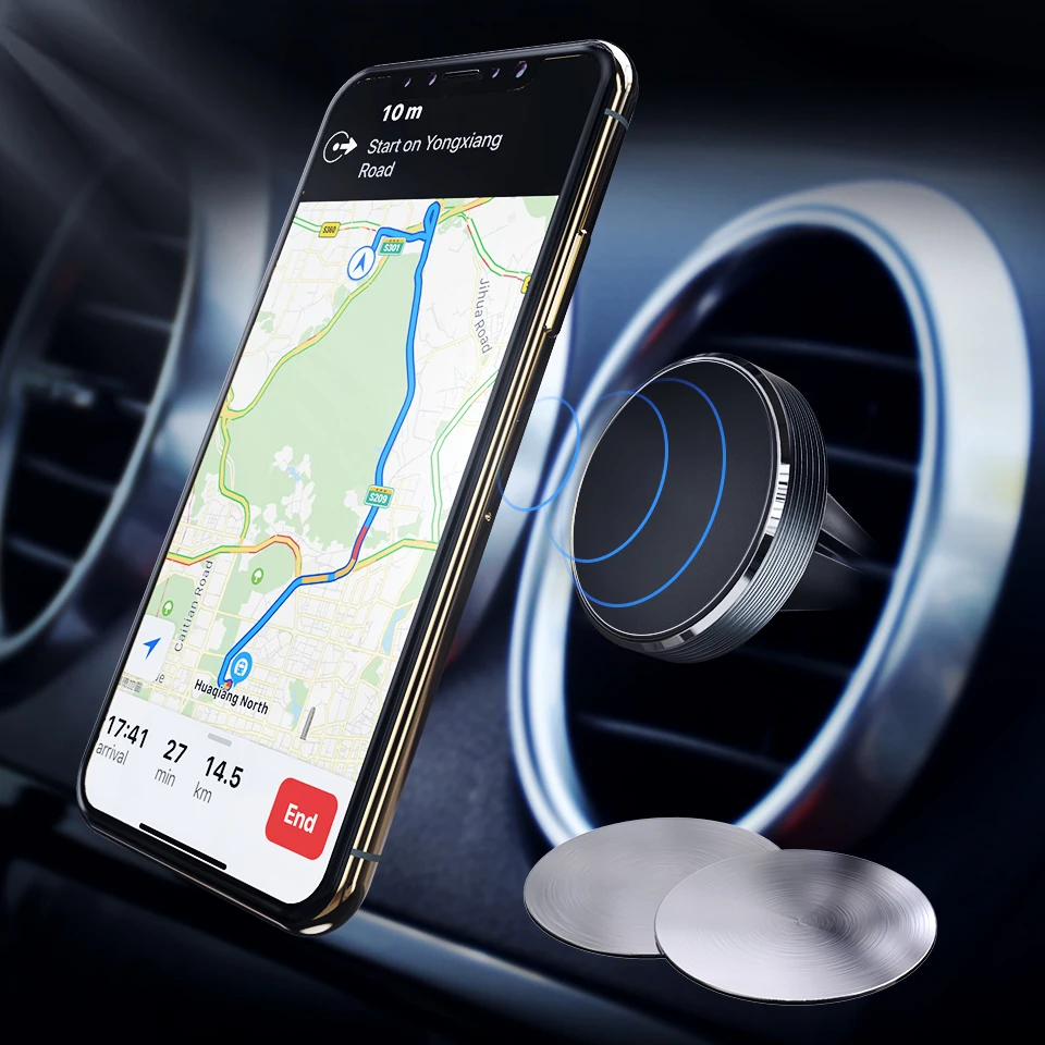 Магнитный автомобильный держатель для телефона магнитный штатив для телефона Автомобильный держатель для вентиляции подставка для смартфонов подставка для мобильного телефона для Iphone Xi 11 Pro