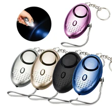 Alarme d'auto défense 130db, en forme d'œuf, pour fille et femme, alerte de protection personnelle, cri fort, porte clés, alarme d'urgence