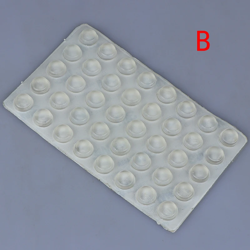Door Stopper Rubber Kitchen Cabinet Self Adhesive Stop Damper Buffer Pad - Цвет: B