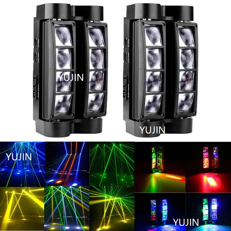 

80w RGBW Mini Led Spider Dmx512 Moving Head Beam Light LED Stage Lights