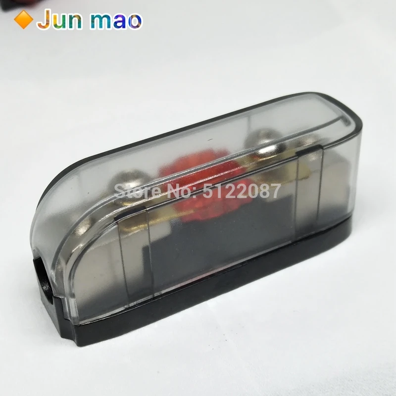 1set Car Audio Auto Mini ANL AFS Fuse Holder Block with 20A 30A 40A 50A 60A 80A 100A 150A 200 MINI 32V Good Quality | Обустройство