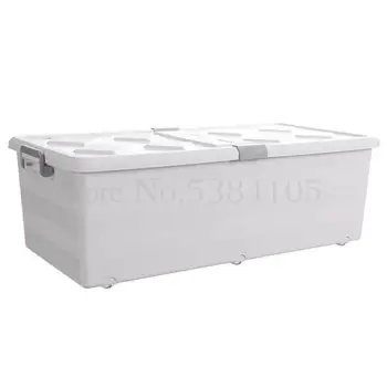 

Bed Bottom Receptacle Extra Large Household Sealed Dustproof Storage Box Plastic Clothes Toy Receptacle