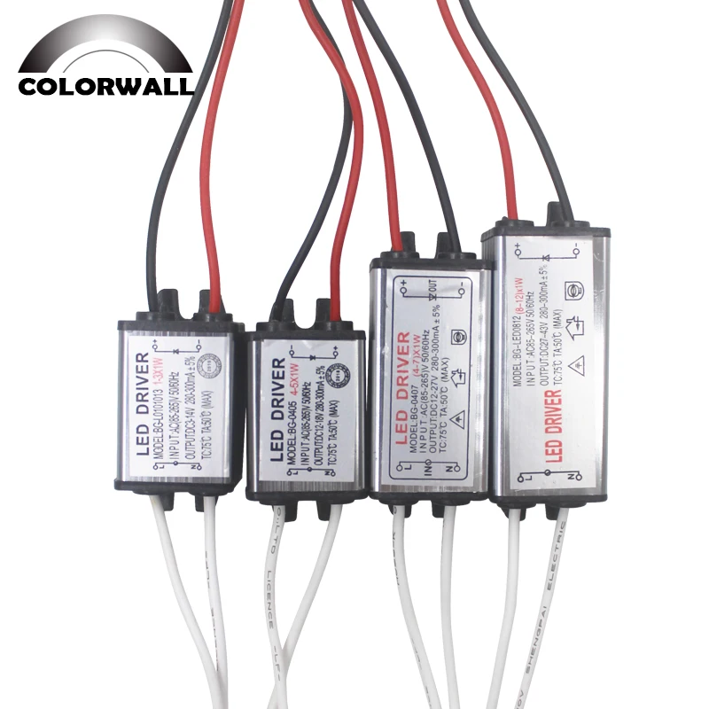 NEW 4-5 x1W High Power LED Light lamp Driver Power Supply Output 6-18V