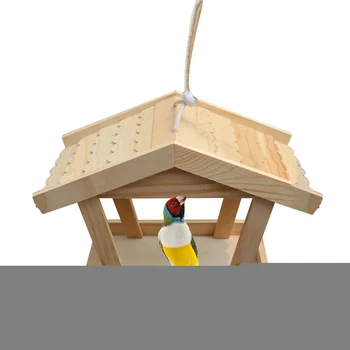 

Multi-functional Large Bird Feeder Dumpling Bird House Hanging Cage Tiger Skin Pearl Parrot Birdhouse Courtyard For Garden Yard