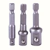 3 Pcs The New durable Socket Adapter Set Hex Shank to 1/4 3/8 1/2 Inch Impact Driver Drill Bits ► Photo 3/4