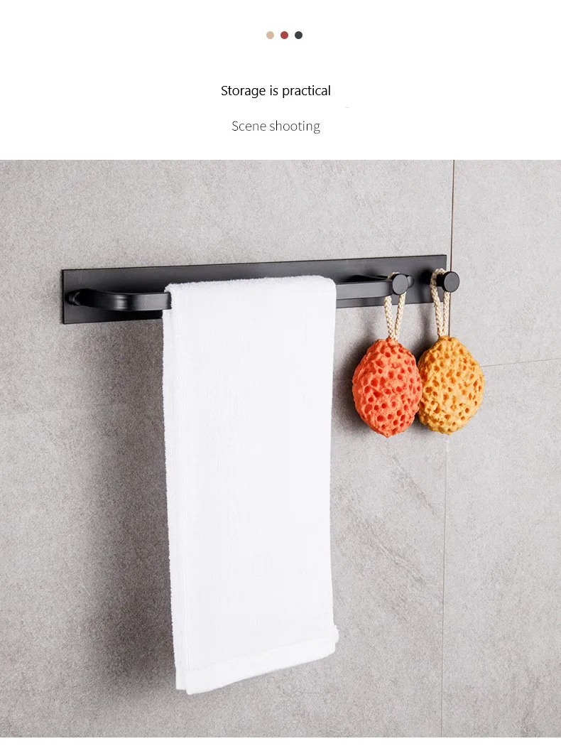 Рисунок 5 - Космический алюминиевый черный держатель для полотенец