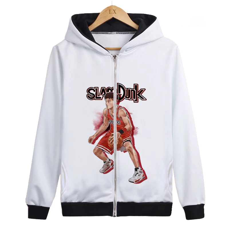 Игра SLAM DUNK аниме Hanamichi Толстовка Sakuragi Мужская Женская толстовка Уличная Повседневная Осенняя Толстовка SLAM DUNK цифровая печать - Цвет: as the picture