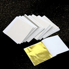 100pcs Gold Foil Paper Gilding DIY Art Wall Craft Paper Mobile Phone Shell Furniture Statue Handicrafts Decorations