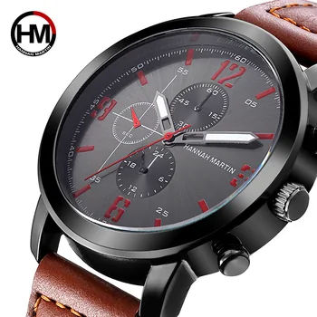 

Men's Leather Belt Watches Hot Selling Quartz Men Wrist Watch Brown Leather Fashion Watch Male Clock Relogio Masculino 2020