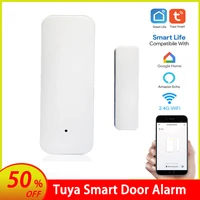 Tuya Smart Deur Alarm Thuis Wifi Deur Sensor Deur Open Gesloten Detectoren Wifi App Kennisgeving Alert Alarmsysteem
