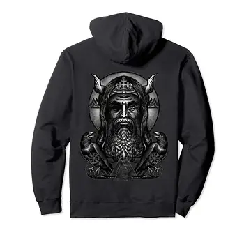 

Odin Viking Norse God Huginn & Muninn Ravens Pullover Hoodie & swearshirt