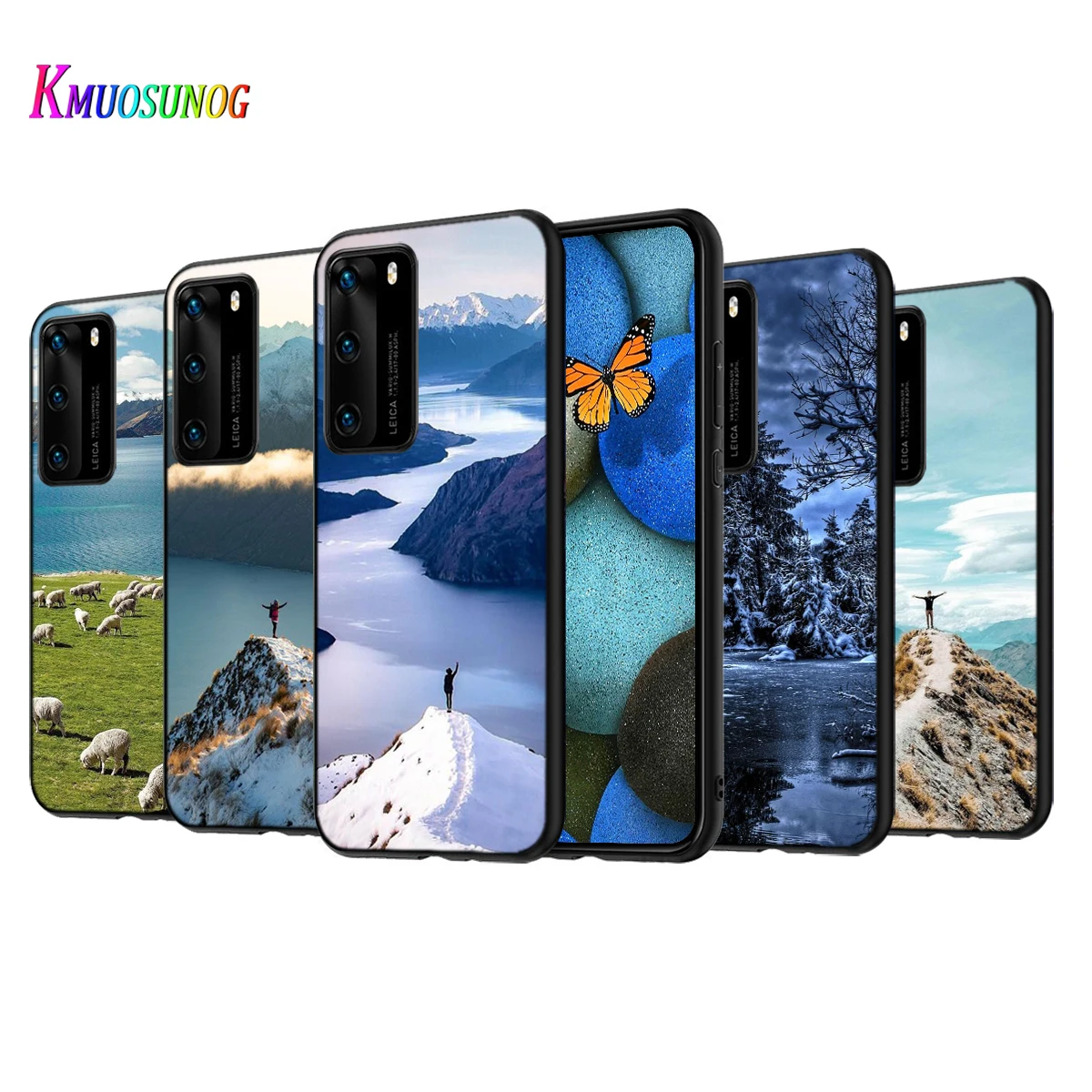 Силиконовый чехол для Huawei P50 P40 P30 P20 Pro P10 P9 F8 Lite E Plus 2016 | Мобильные телефоны и